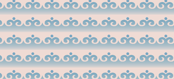 中國傳統(tǒng)唐代服飾纏枝花紋圖案，矢量素材