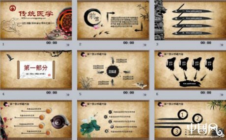 傳統(tǒng)醫(yī)學(xué)家佳樂(lè)文學(xué)PPT模板