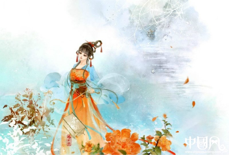 迷人的古風(fēng)圖片女子，超美古風(fēng)女子圖集(47張)