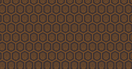 中國(guó)傳統(tǒng)明代服飾六邊形線圖案，矢量素材