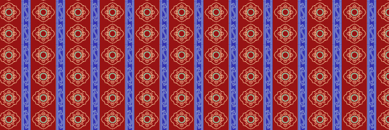 中國傳統(tǒng)明代服飾條紋花圖案，矢量素材