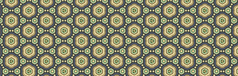 中國傳統(tǒng)明代服飾簡約圓花圖案，矢量素材