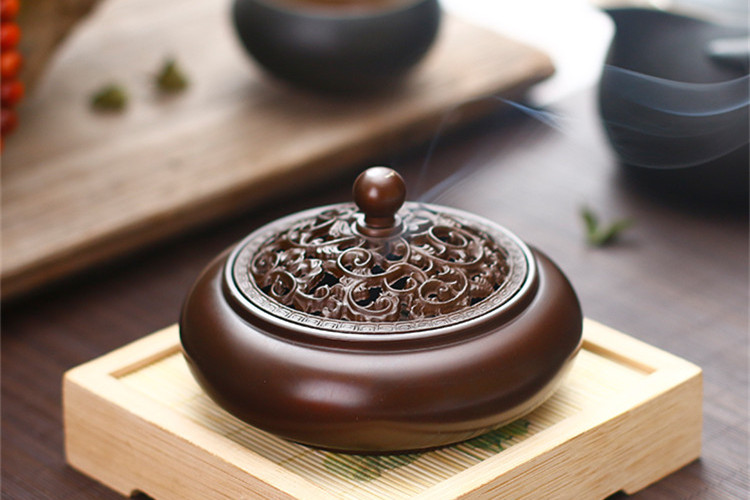 古韻純銅生活家居檀香爐，沉香熏香爐盤香爐。