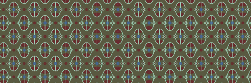 中國(guó)傳統(tǒng)明代服飾橢圓圖案，矢量素材