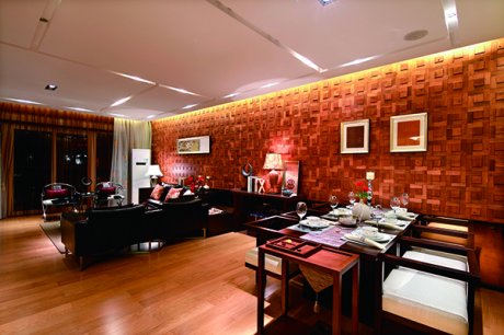 金沙西園，新中式會舍裝修設計