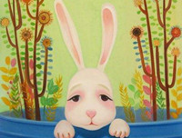 兒童睡前小故事《愛美的野兔》 別